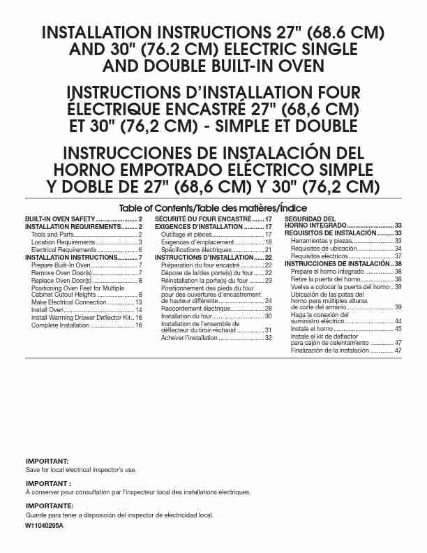 Whirlpool Double Wall Oven Installation Manual-page_pdf